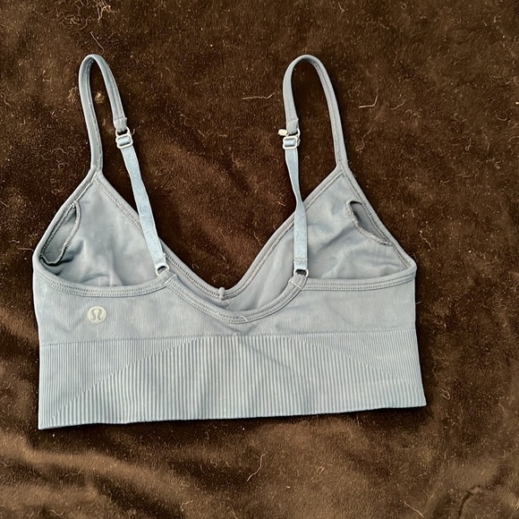 Lululemon teal bralette Sz XS 2 - Picture 2 of 3
